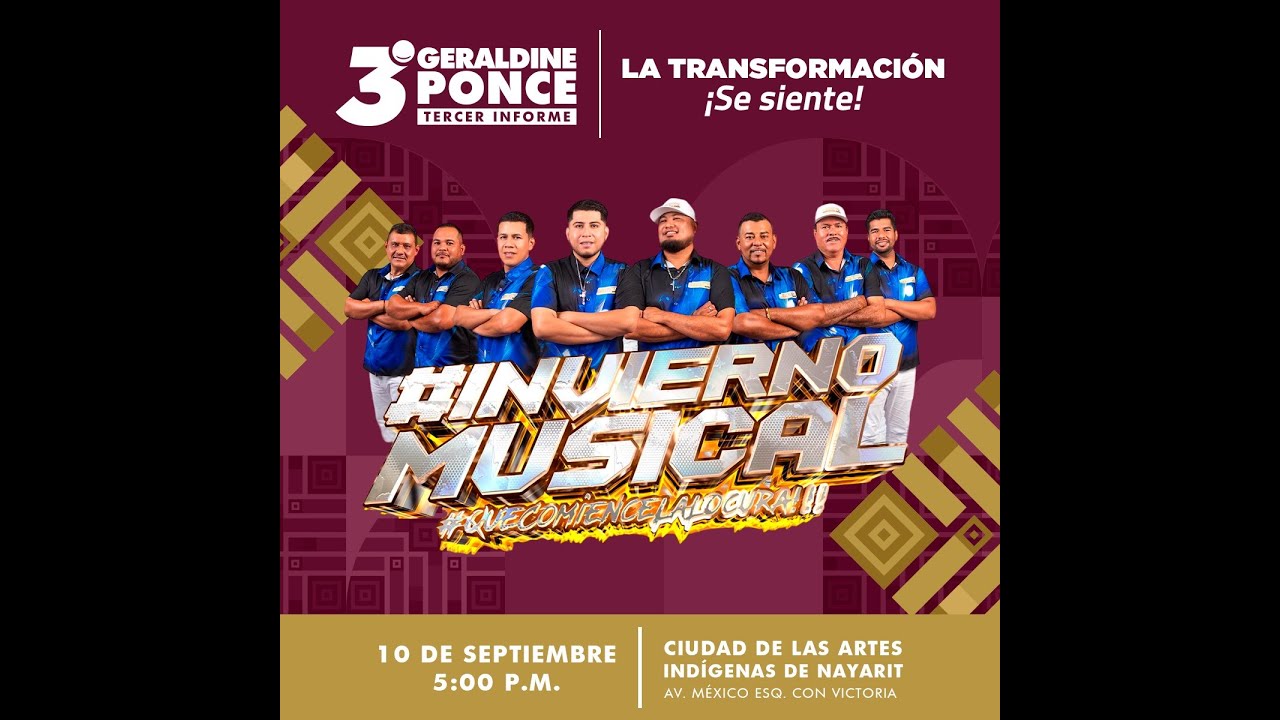 @InviernoMusicalOf DESDE LA CIUDAD DE LAS ARTES INDIGENAS DE NAYARIT