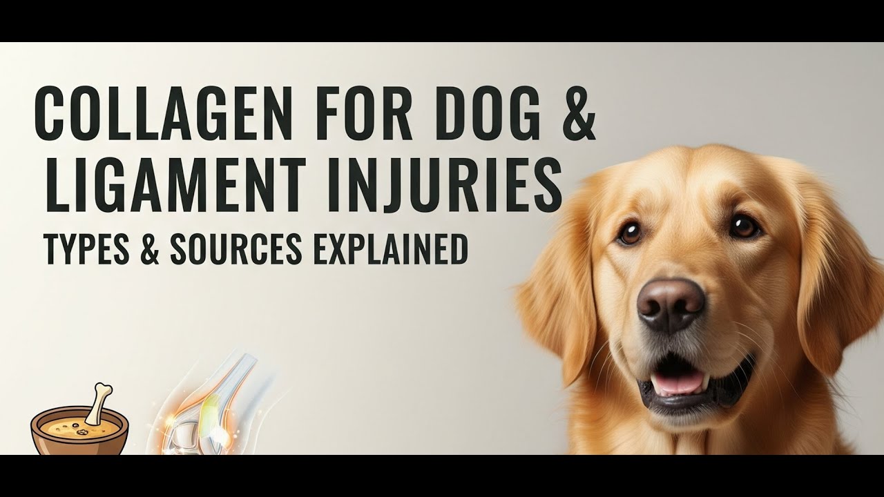 Collagen Types and Sources for Ligament Injuries in Dogs