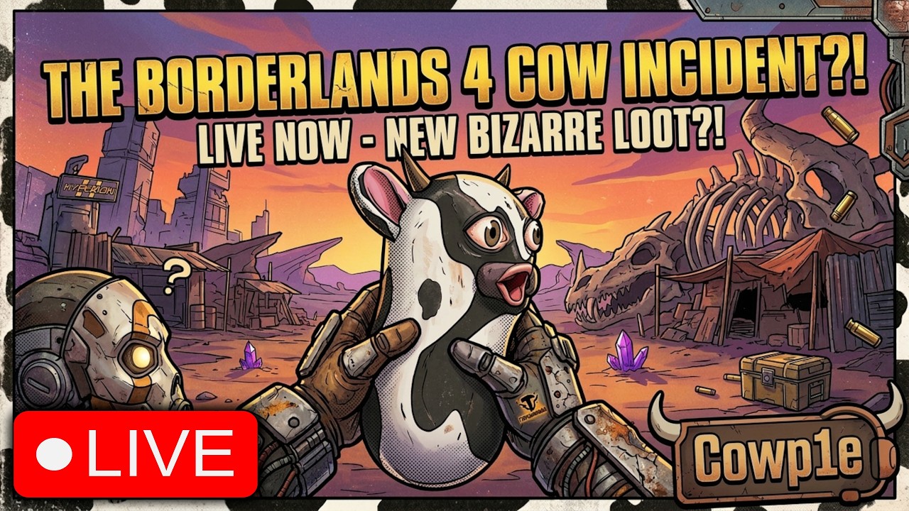Shooting, Looting, and Mooing 🐄 #borderlands4 #borderlands4gameplay
