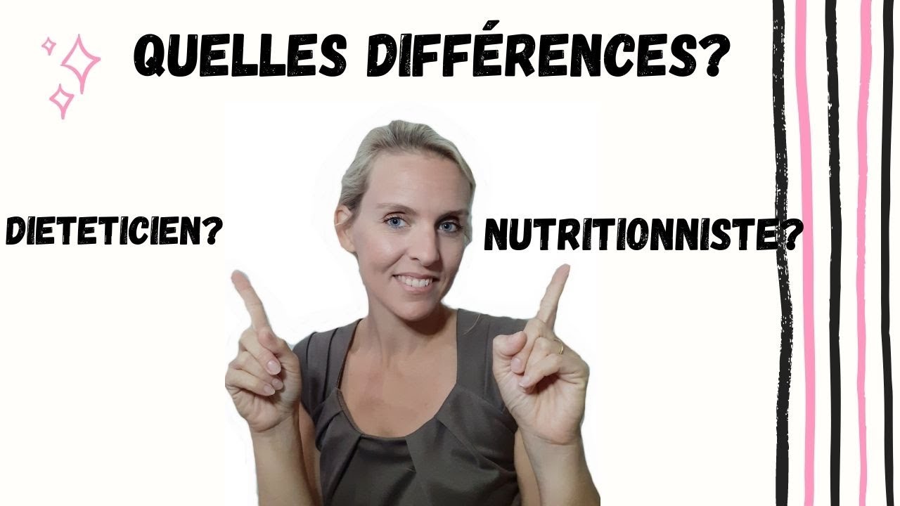 Connaissez-vous la différence entre un diététicien et un nutritionniste?