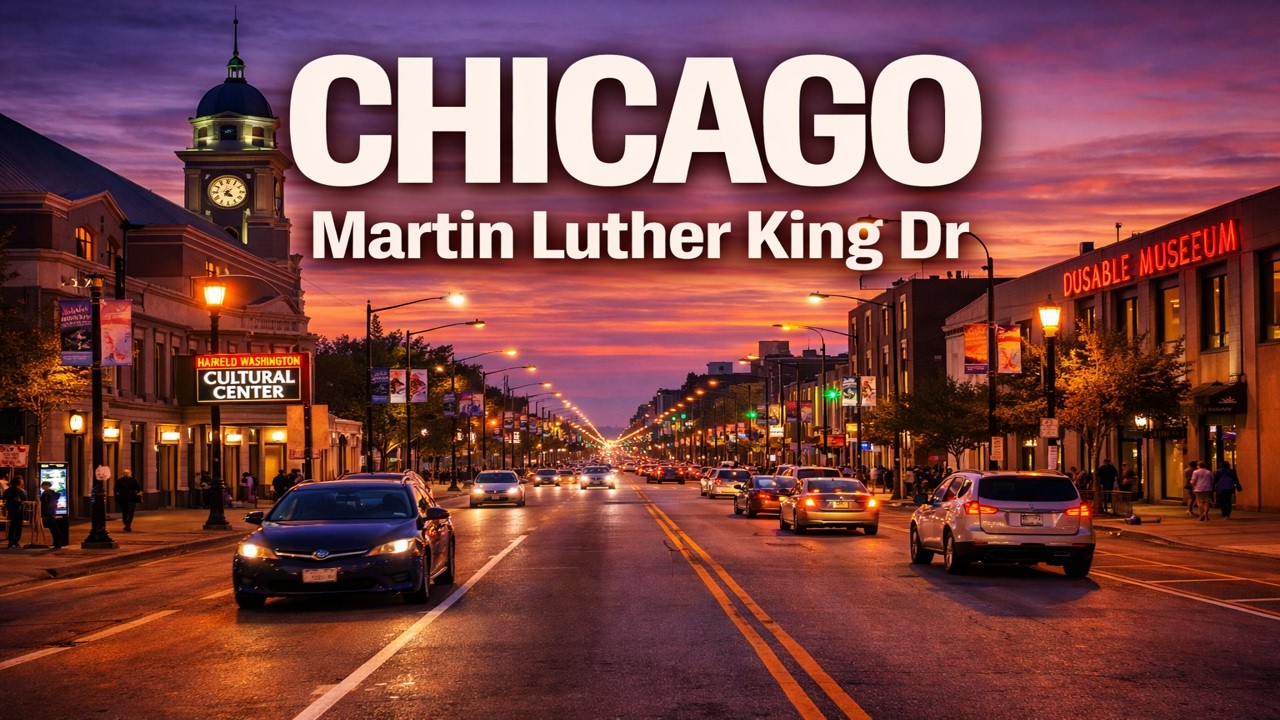 Driving Through Chicago POV | Martin Luther King Dr.