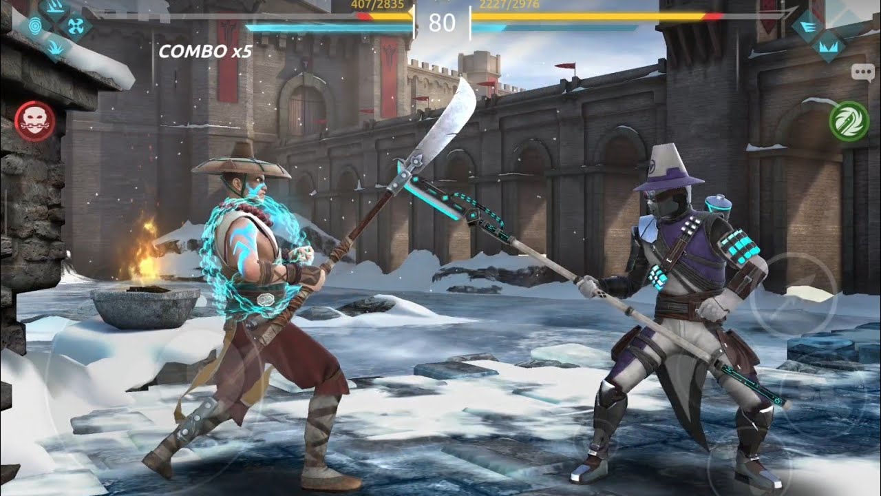 Playing as Shang in Shadow Fight 4 (All Matchups & Key Failures)