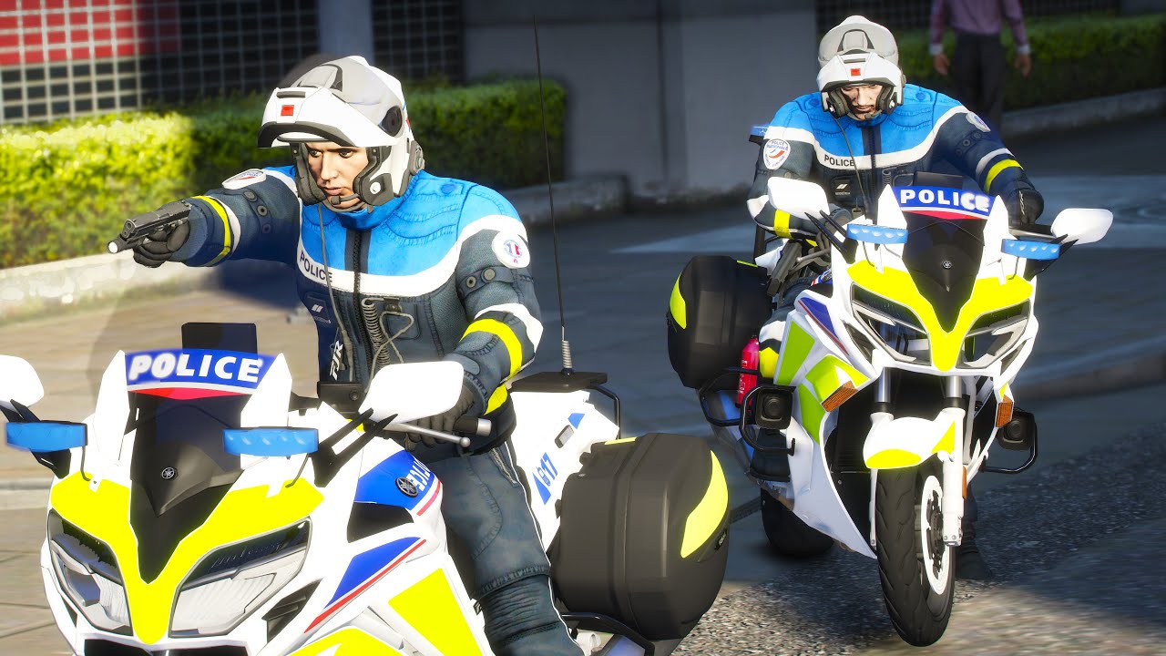 [GTA 5] UN MOTARD DE LA POLICE TIRE SUR UN HOMME ARMÉ🚔 | LSPDFR #1329