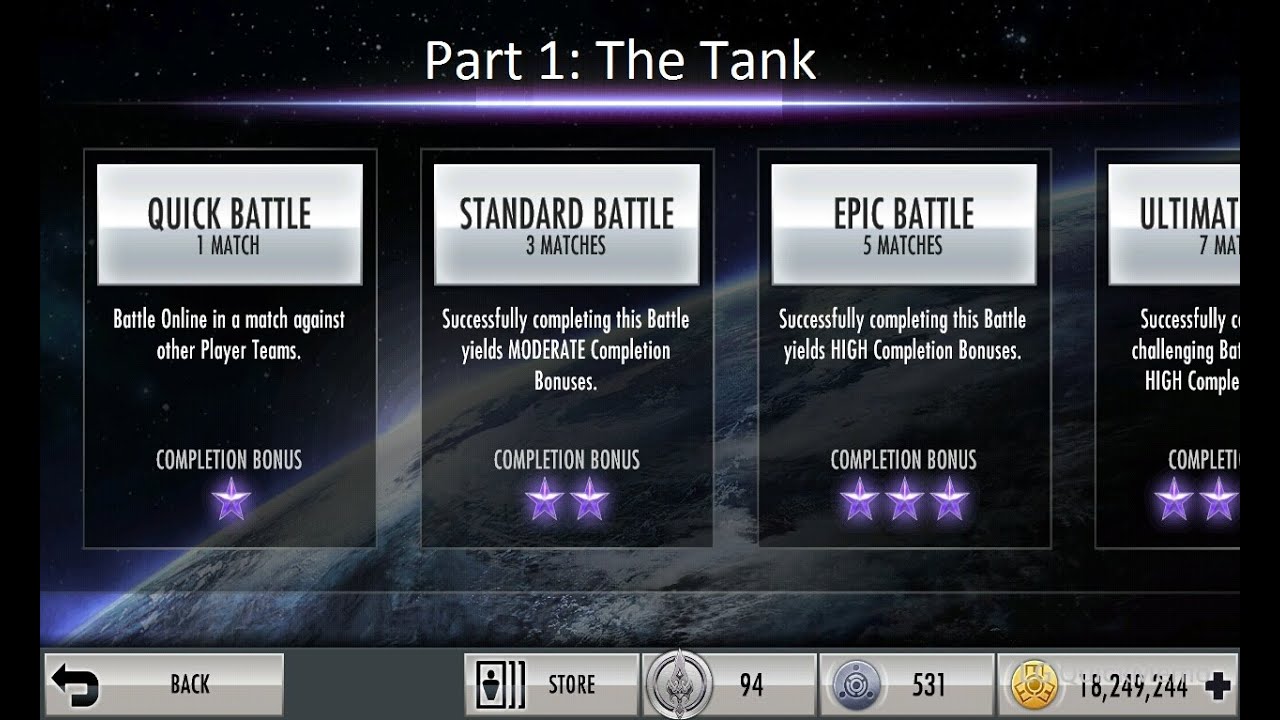 Part 1. Injustice Mobile: MP Team-Building Strategy, the Tank