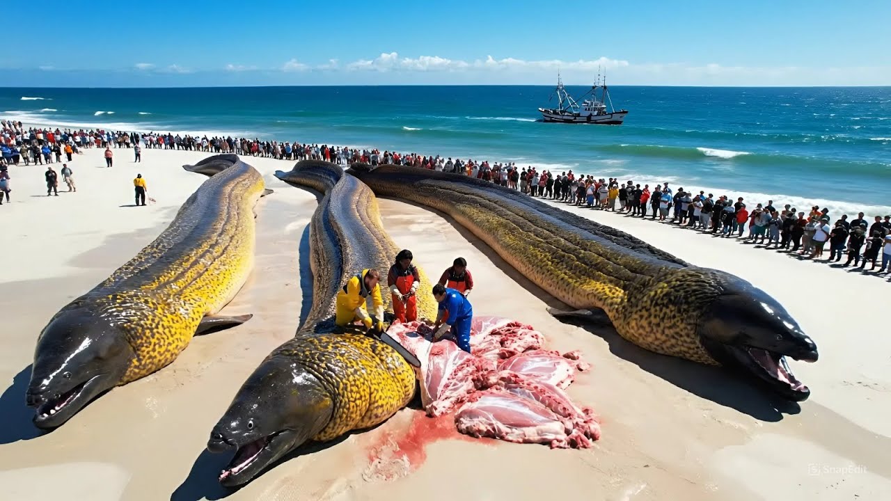 24 Hours of Terror Facing a 5-Meter Giant Moray Eel &mdash; Deep-Sea Documentary