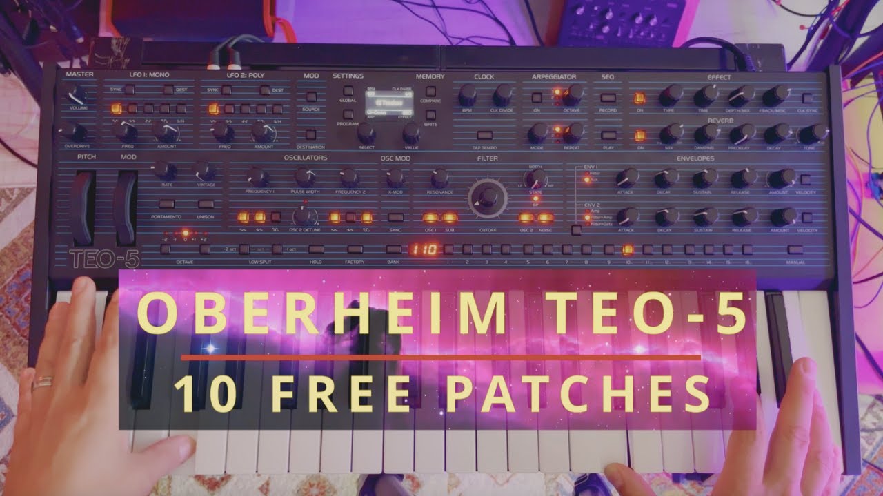 Oberheim TEO-5 -10 FREE PATCHES by Alba Ecstasy