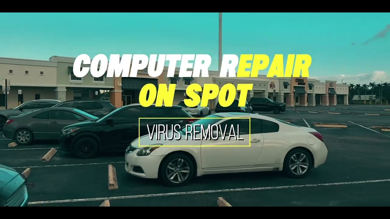 How to remove Virus from computer in a parking lot  @alspcrepair 