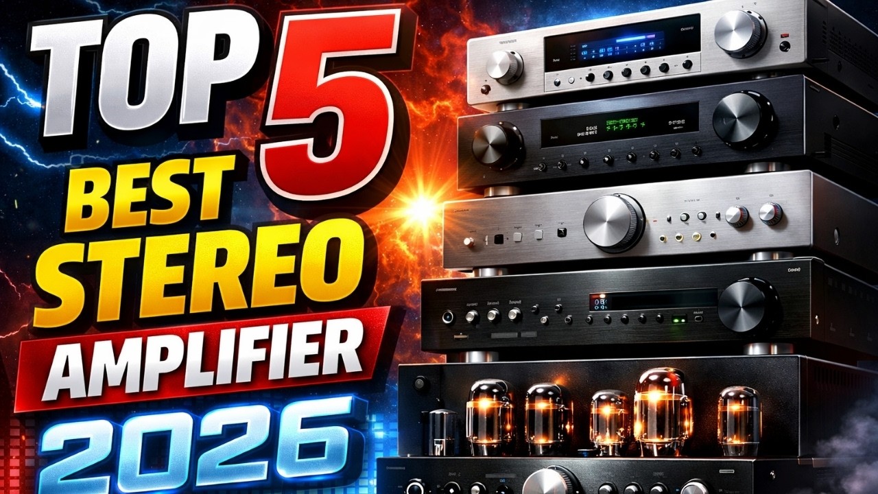 Best Stereo Amplifiers 2026 | Hi-Fi Bluetooth Amplifier for Home Audio