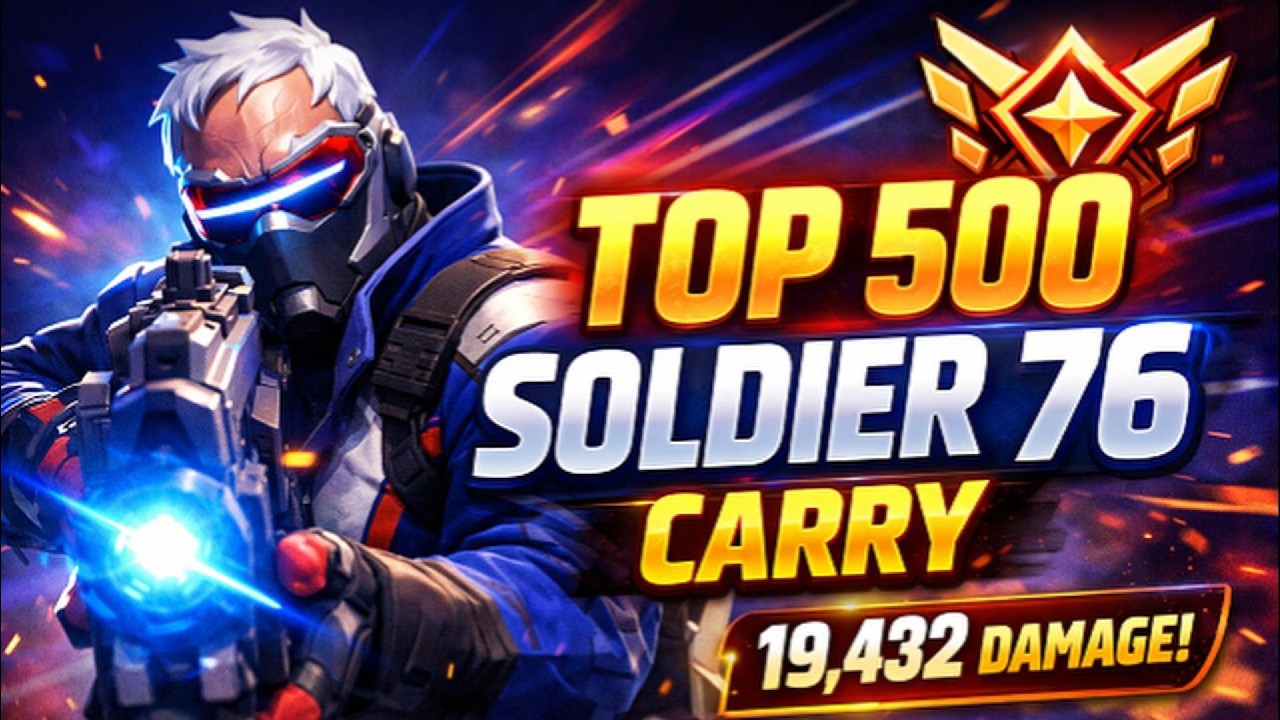 I Hit TOP 500 With Soldier 76…