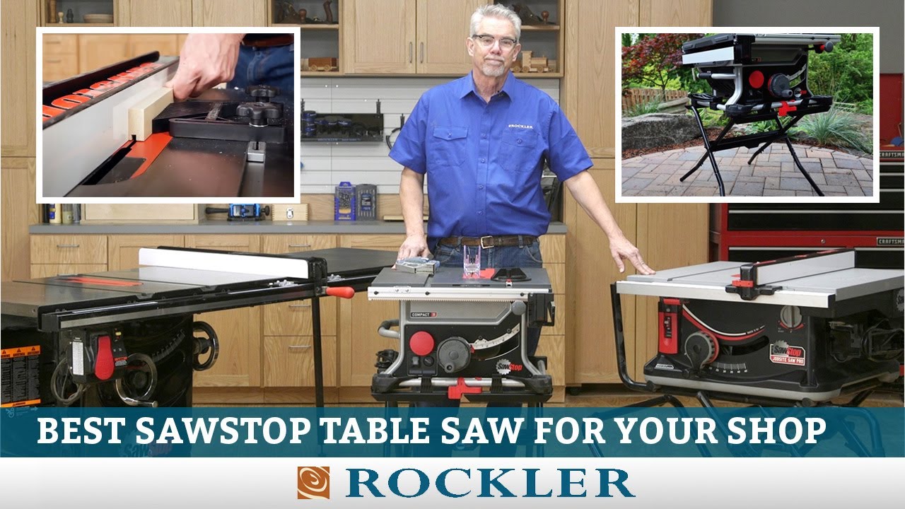 Какая настольная пила SawStop подойдет вам лучше всего?
