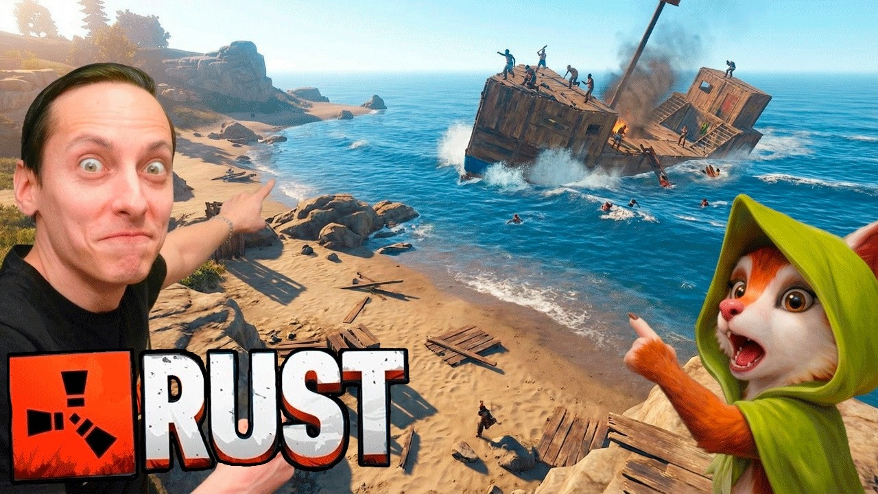 🔴 RUST 🔴 РАСТ 🔴 ХРОНИКИ ДЕРЕВНИ - Третий КОРАБЛЬ