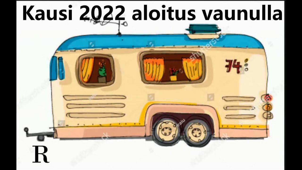 Vaunulla kesä alkaa, 6 6 2022 #Livonsaaricaravan #Soliferartic #Asuntovaunu