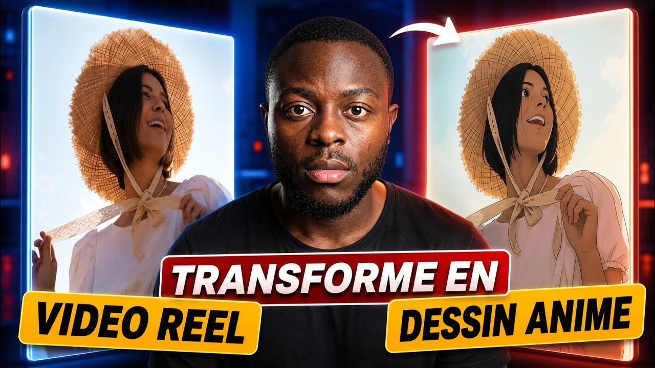 TRANSFORME n'importe quelle VIDEO en DESSIN ANIMÉ avec ces 2 outils D'IA