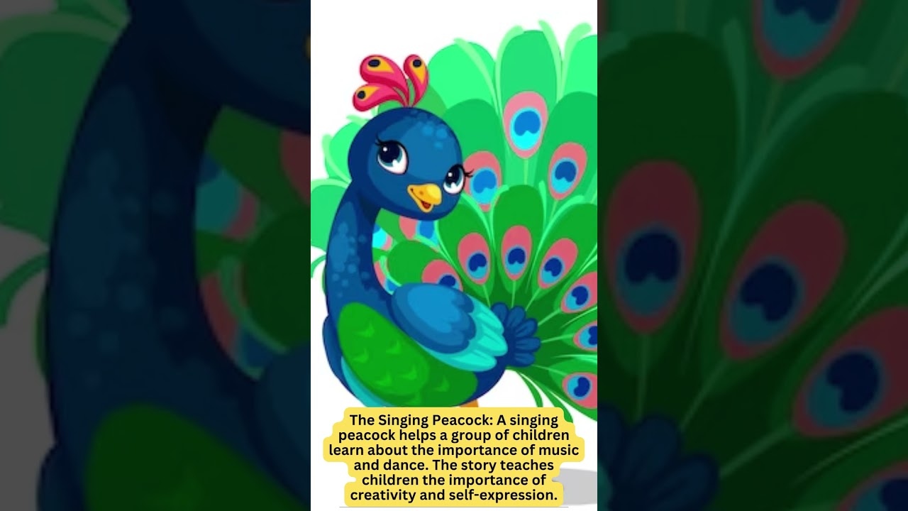 Singing Peacock Story #shortsviral #shortscartoon #shortsfeed #shorts #shortsyoutube #cartoon
