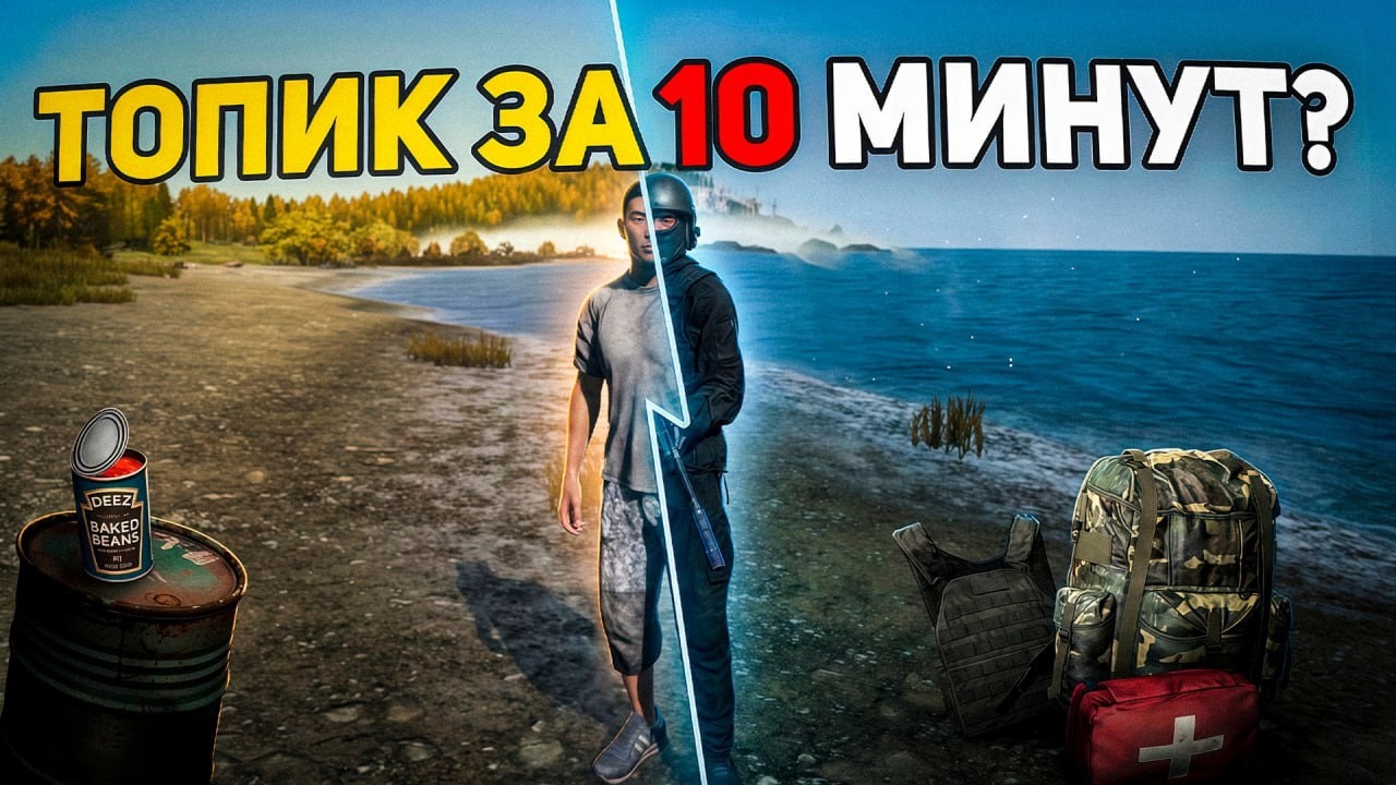 Как стать ТОПИКОМ в DayZ за 10 минут