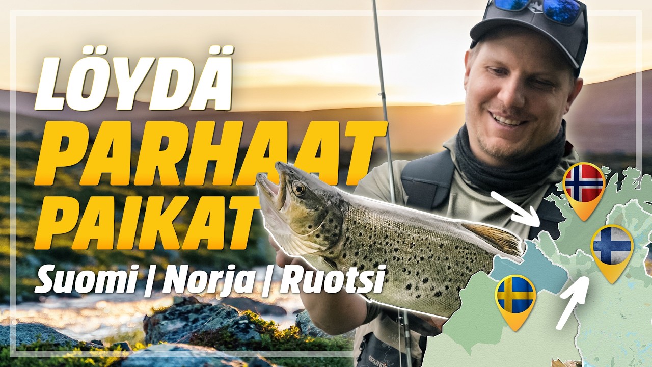 Lapin parhaat kalastuskohteet – Näin löydät kalapaikat! | 🇫🇮🇳🇴🇸🇪 Suomi, Norja, Ruotsi