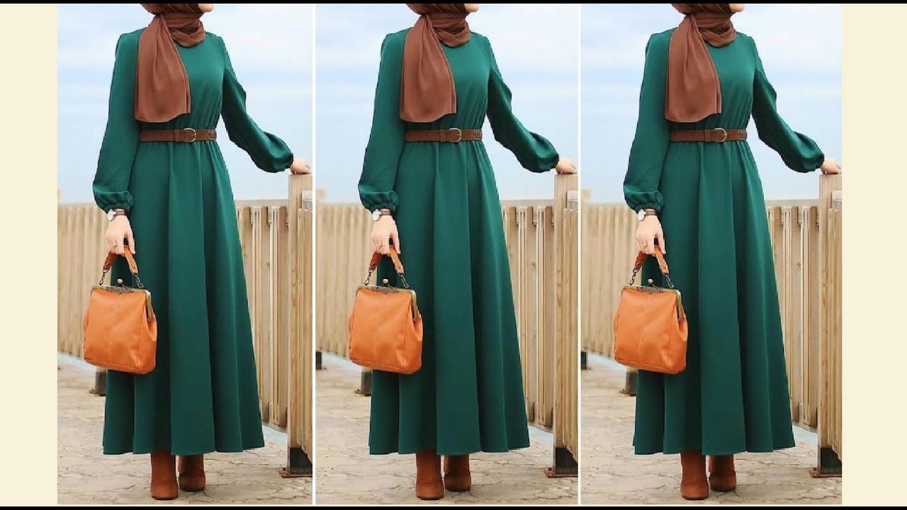 تفصيل حجاب تركي كلوش انيق مع سر جديد فالفصالة مايفوتكش/HIJABE  STYLE