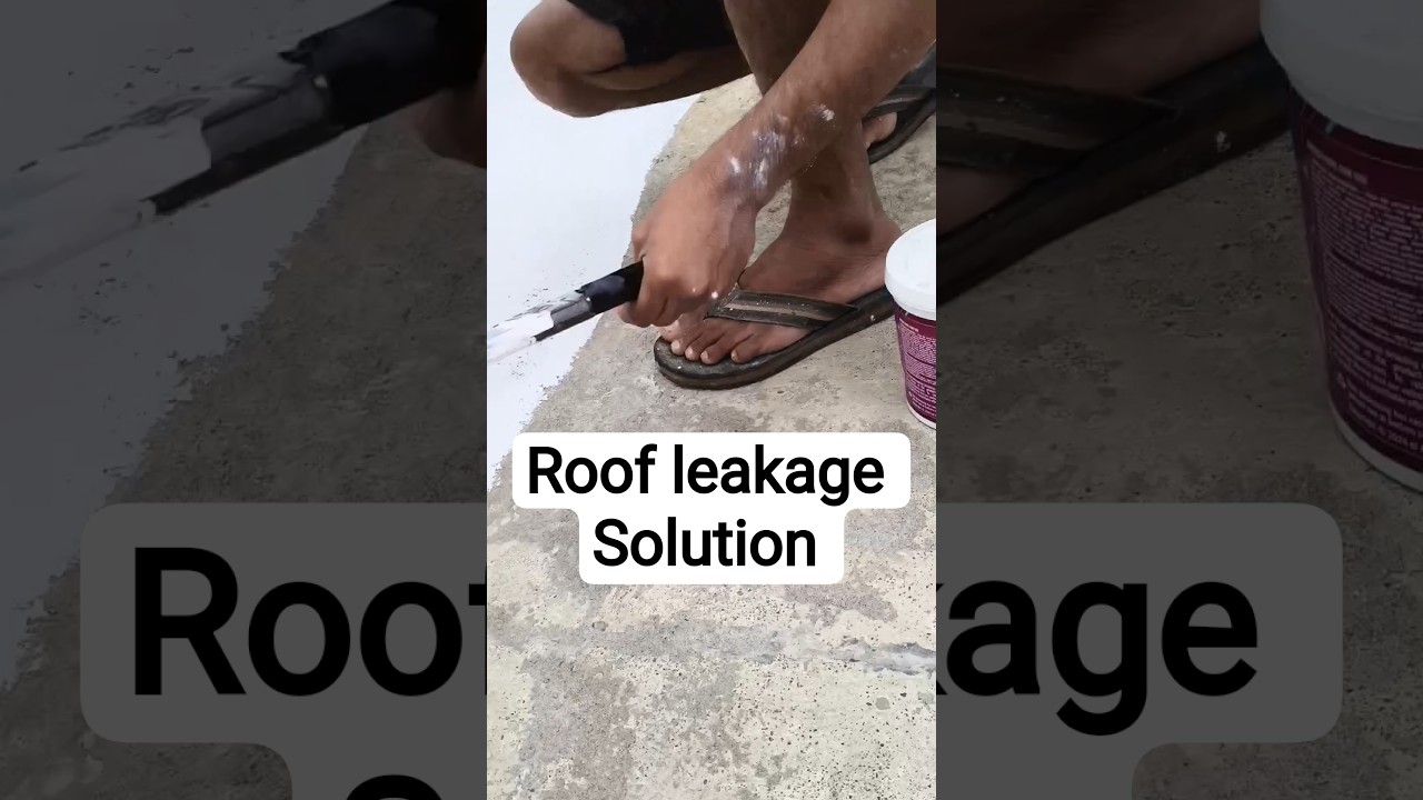 Roof leakage solution in hindi #shortsfeed
