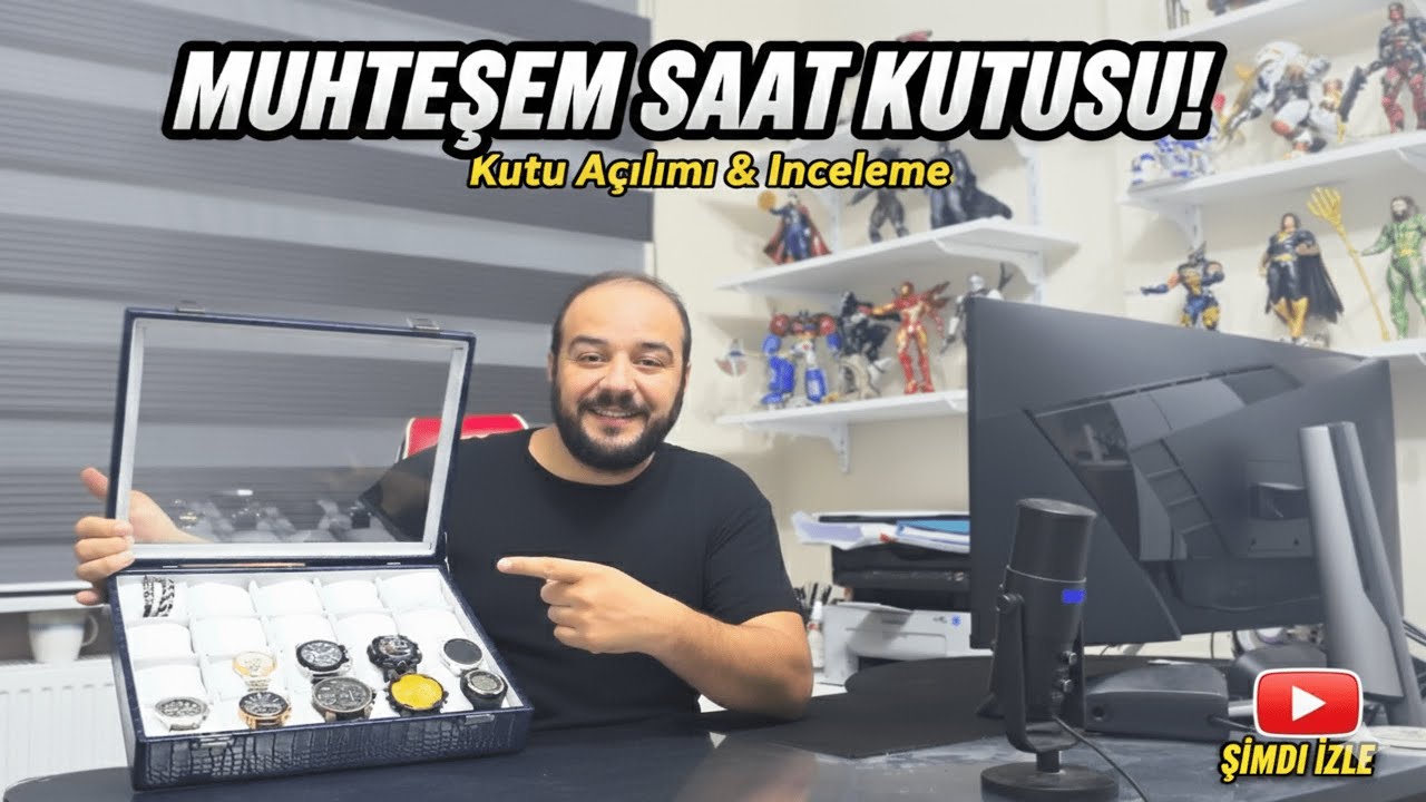MUHTEŞEM SAAT KOLEKSİYONU KUTUSU! (Açılış ve İnceleme) 🔥 AMAZING WATCH COLLECTION BOX! (Review)