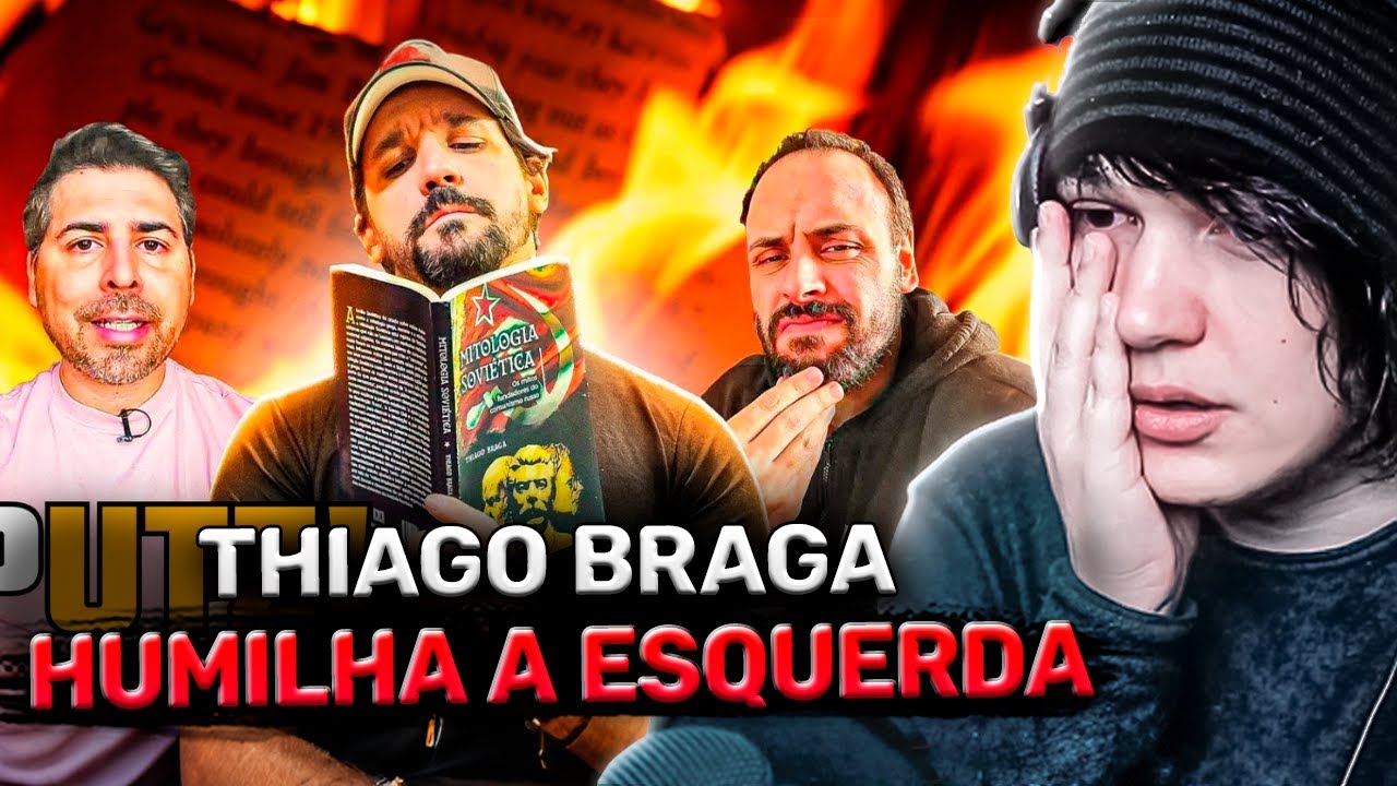 THIAGO BRAGA JANTANDO ESQUERDISTAS (DE NOVO)