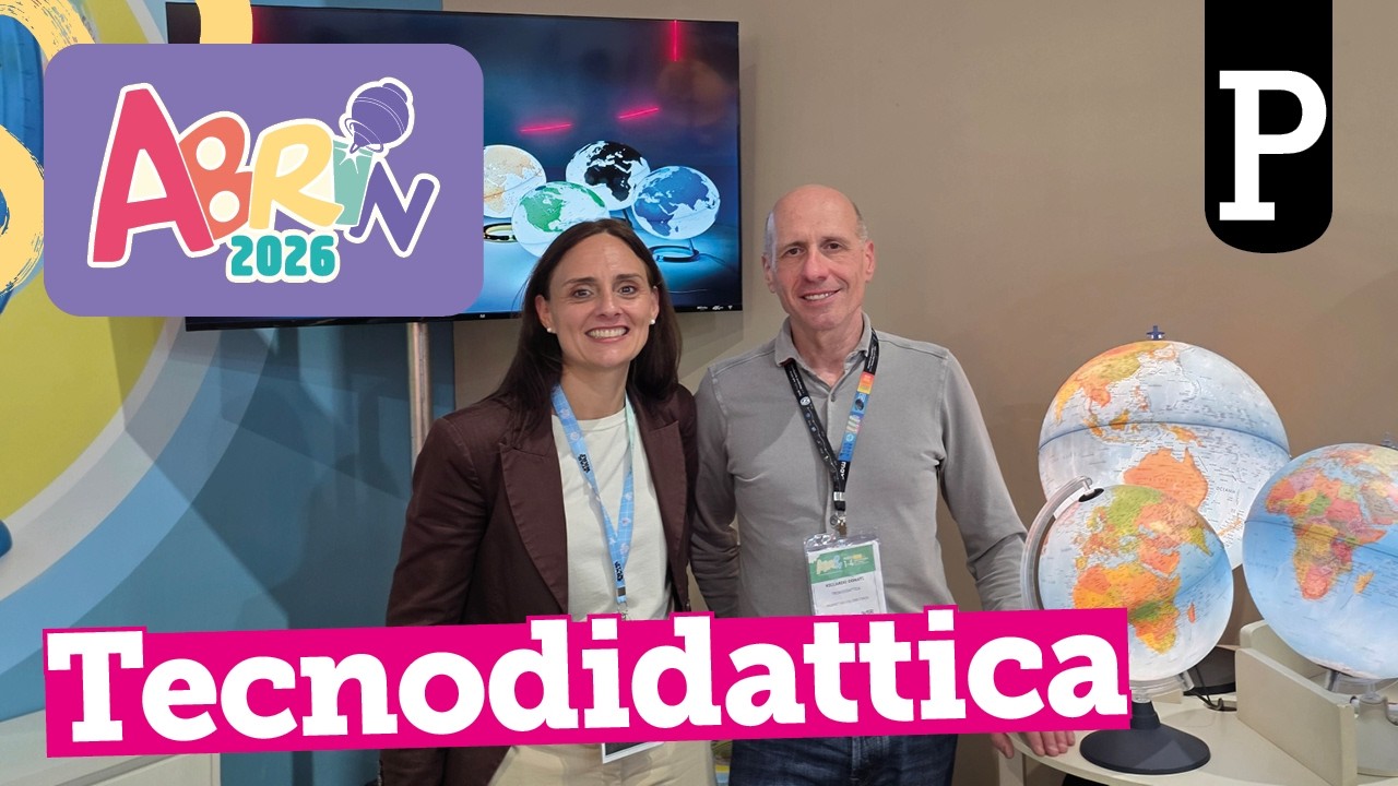 Tradição italiana e os novos globos da Tecnodidattica na ABRIN