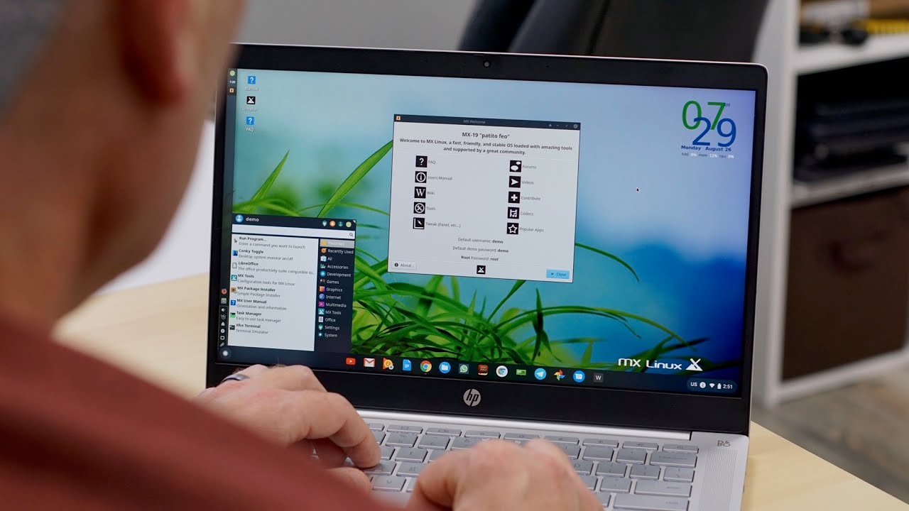 Installing MX Linux VM on a Chromebook