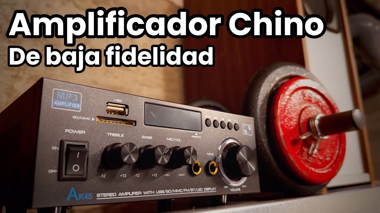 Amplificador de baja fidelidad lo que muchos creen que es el CHIFI 