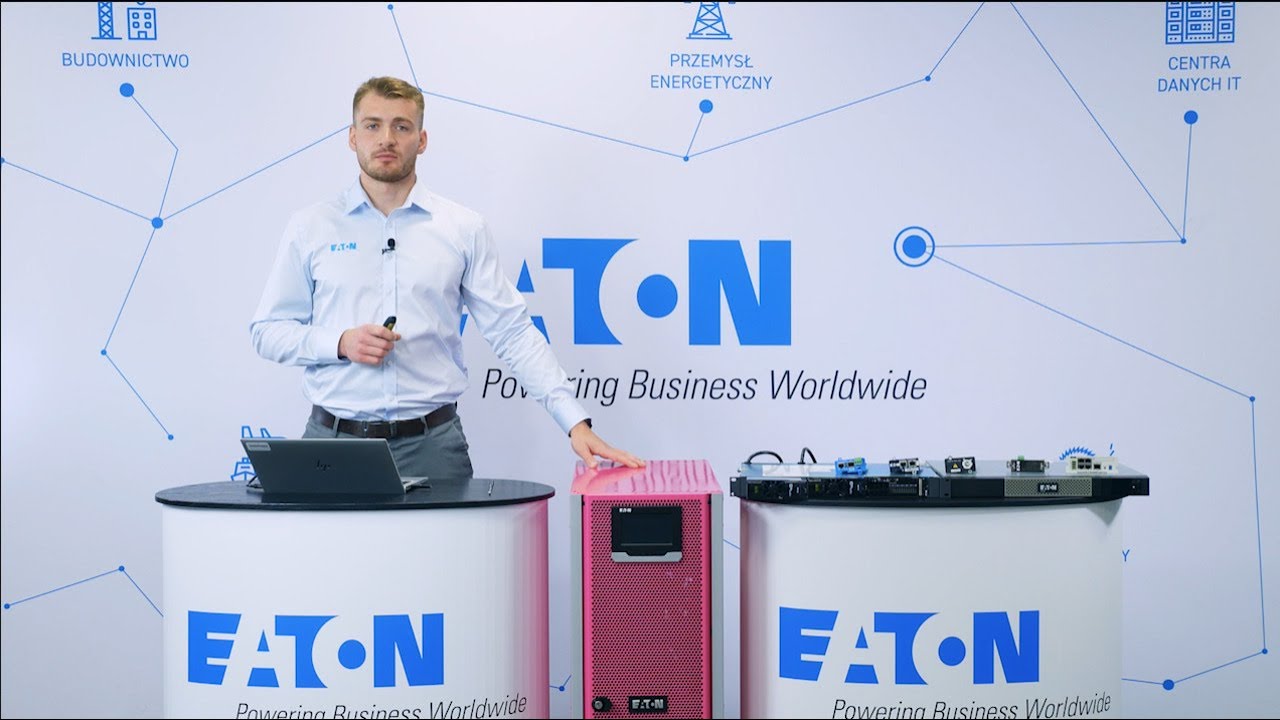Główne serie trójfazowych zasilaczy UPS Eaton