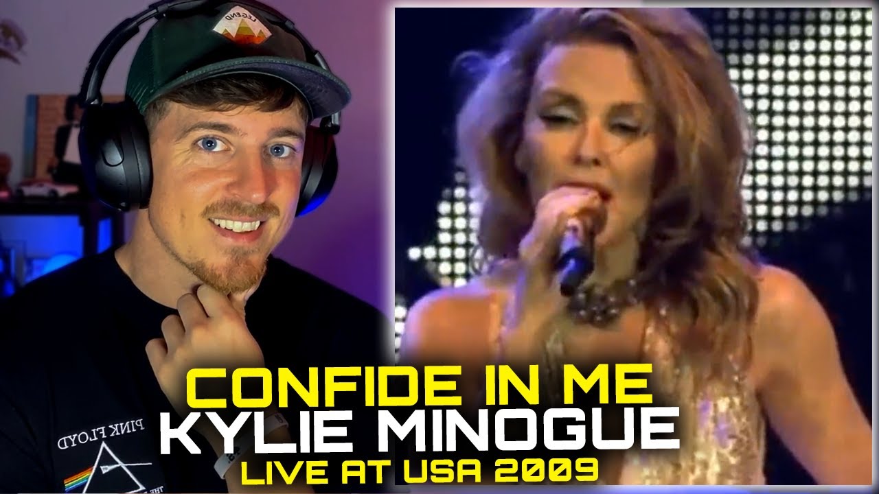 Kylie Minogue - Confide In Me (Live at Usa 2009) FIRST TIME REACTION