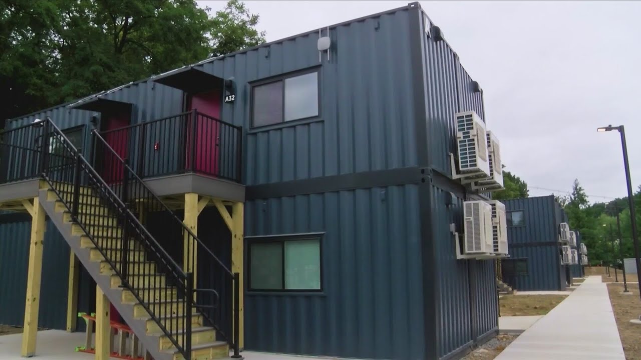 Roanoke College unveils new housing made from shipping containers