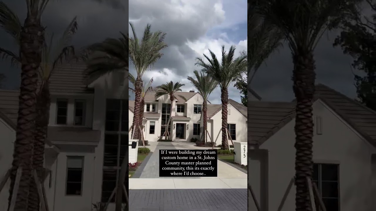 Custom homes in Nocatee, St Johns County, FL
