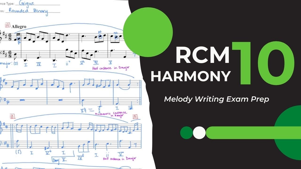 Melody Writing (RCM Harmony 10 Exam Prep)