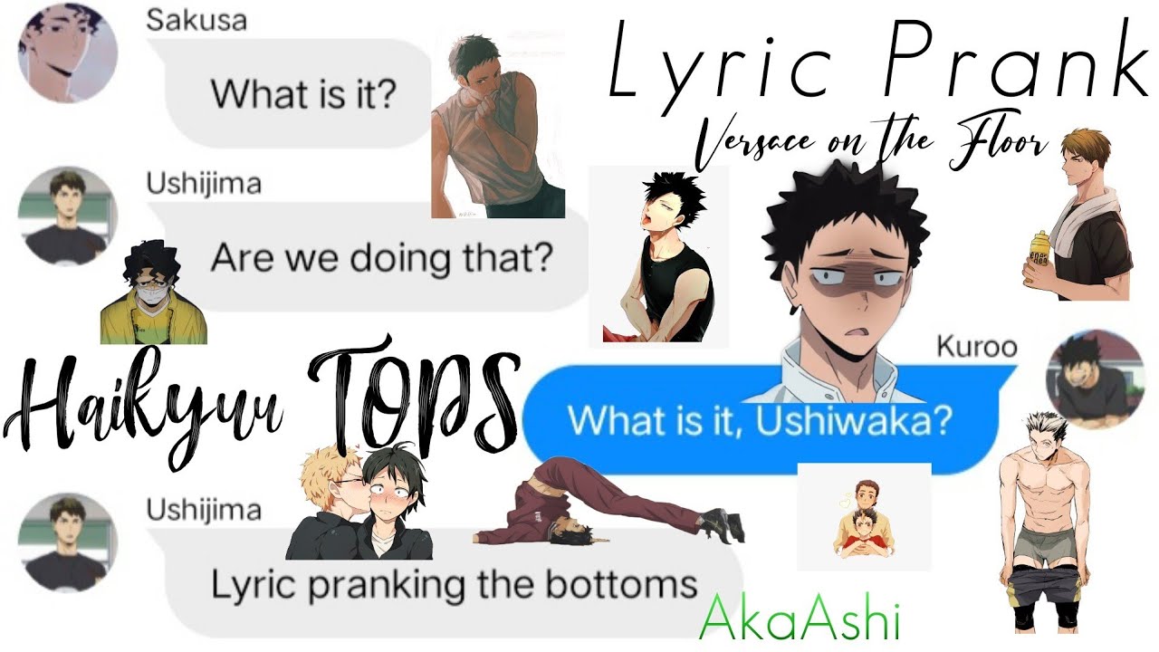 Haikyuu TOPS Lyric Prank | Haikyuu Chats