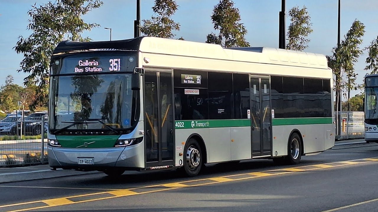 [New BZLs] Transperth Bus Route No. 351 (TP4022) Ballajura Station to Galleria Bus Station