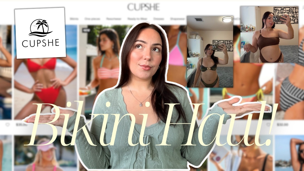 Примерка купальников CupShe 2026 | Доступные купальники | Купальники среднего размера! 👙☀️