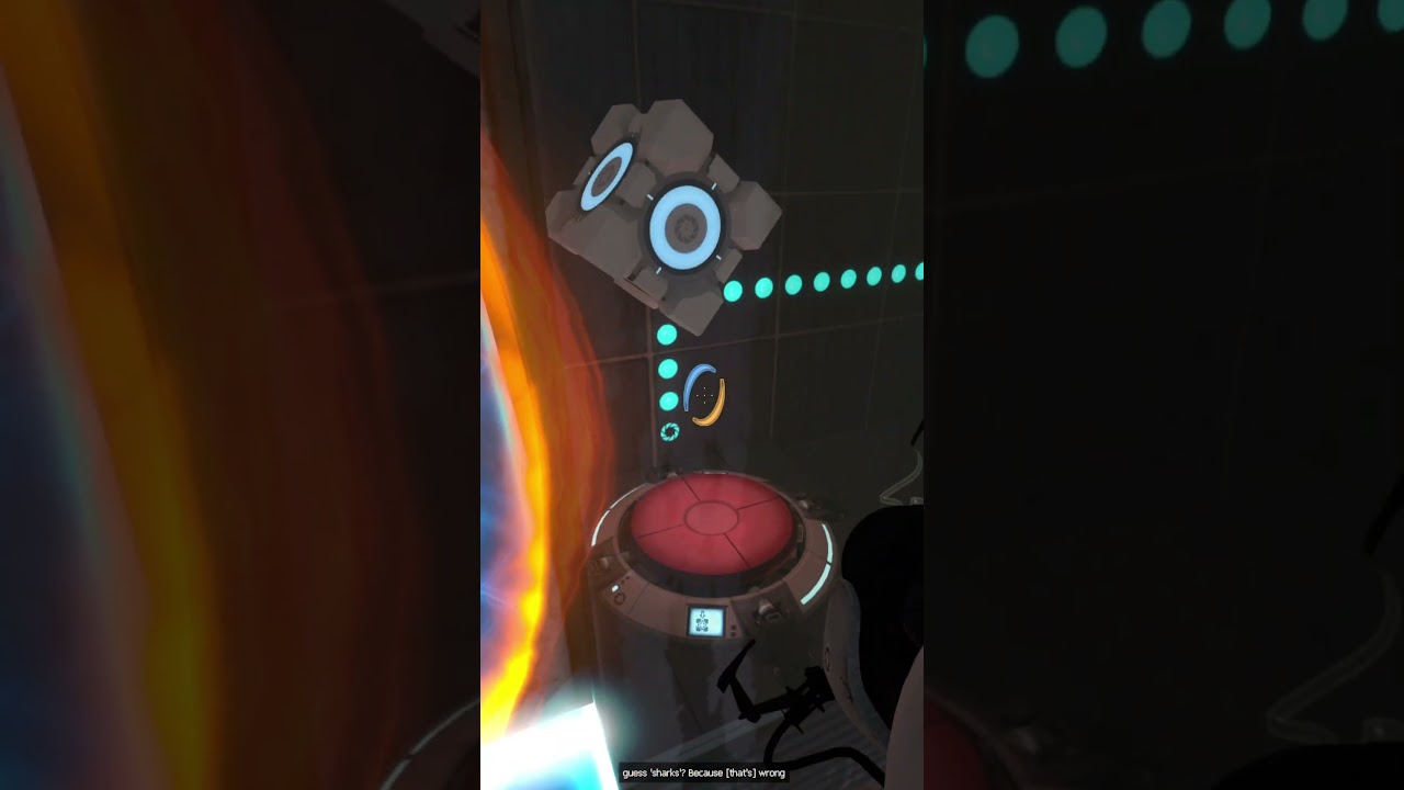 Portal 2 has fake glass..