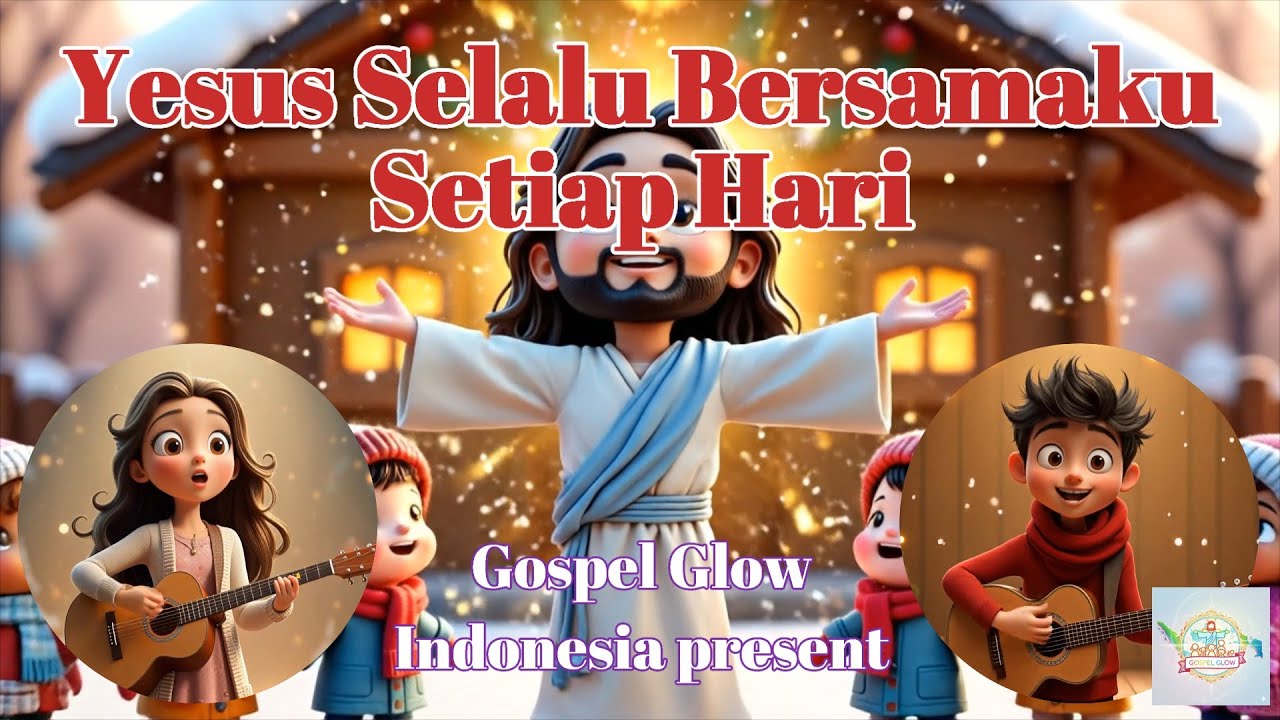 Yesus Selalu Bersamaku Setiap Hari | Lagu Rohani Anak | Gospel Glow #lagurohanianak #videoanak #2026