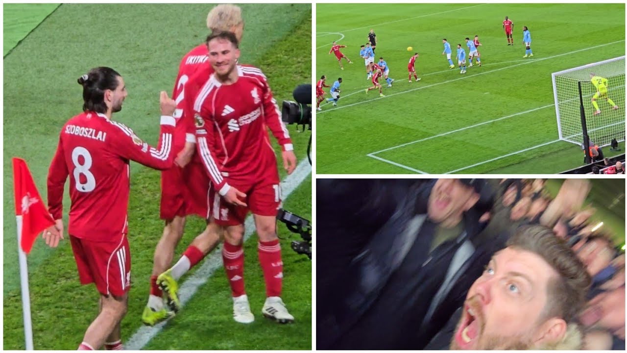 SZOBOSZLAI'S STUNNING FREEKICK FOR LIVERPOOL V MAN CITY 🔥