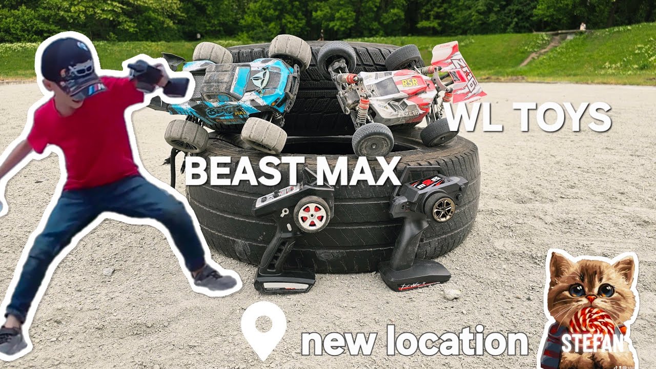 ZLL SG116 Beast Max & WL Toys 144001 rc cars. Training short video 