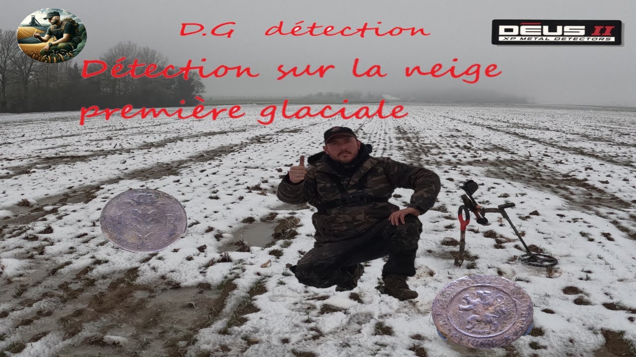 MA PREMIERE SORTIE DETECTION SUR LA NEIGE
