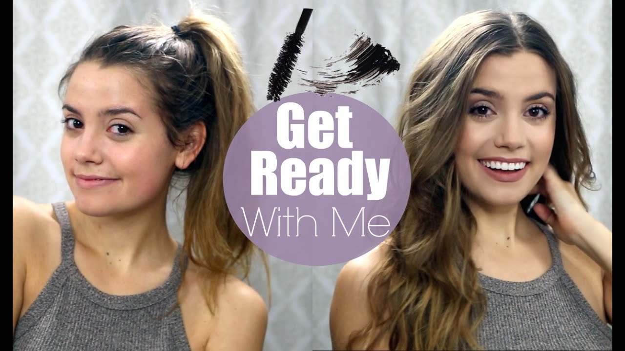 Get Ready With Me: Everyday Makeup + Hair | Natural Glam & Loose Waves