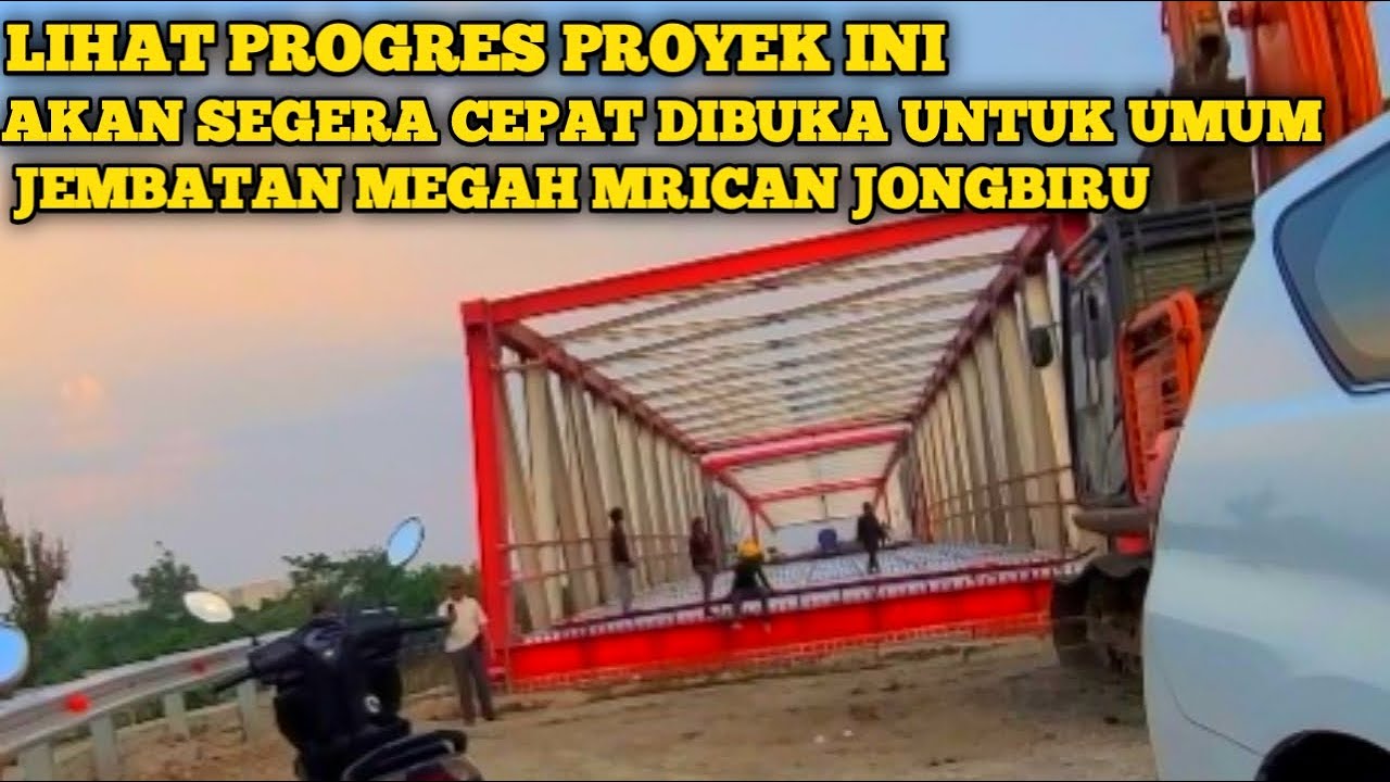 LIHAT INI PROGRES JEMBATAN MRICAN JONGBIRU SUDAH HAMPIR RAMPUNG / AKSES DUKUNG BANDARA DHOHO KEDIRI