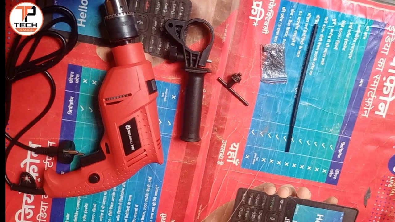 buildskill Pro drill machine unboxing