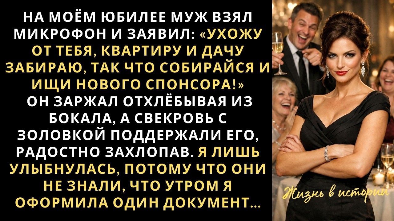 «На моём юбилее муж публично объявил: “Я ухожу и забираю всё”»