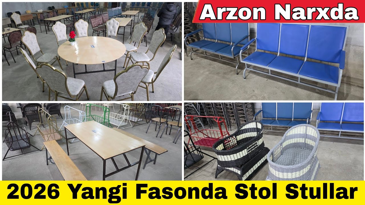 2026 Optom Stol Stul Narxlarda | Yangi Fasondagi Stol Stullar