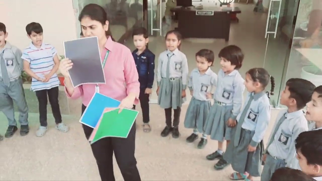 Colours Name Activity U.K.g Class