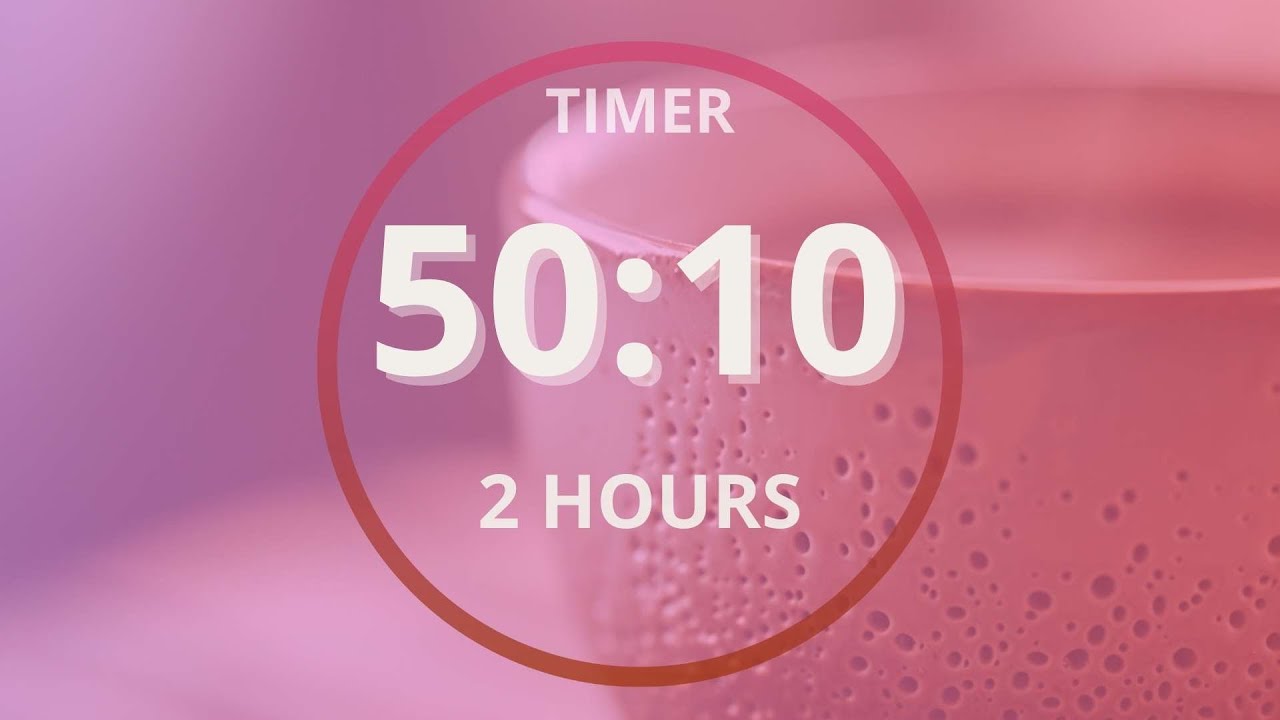 50 Minute Pomodoro Timer – Focus Work Session (2 Hours)