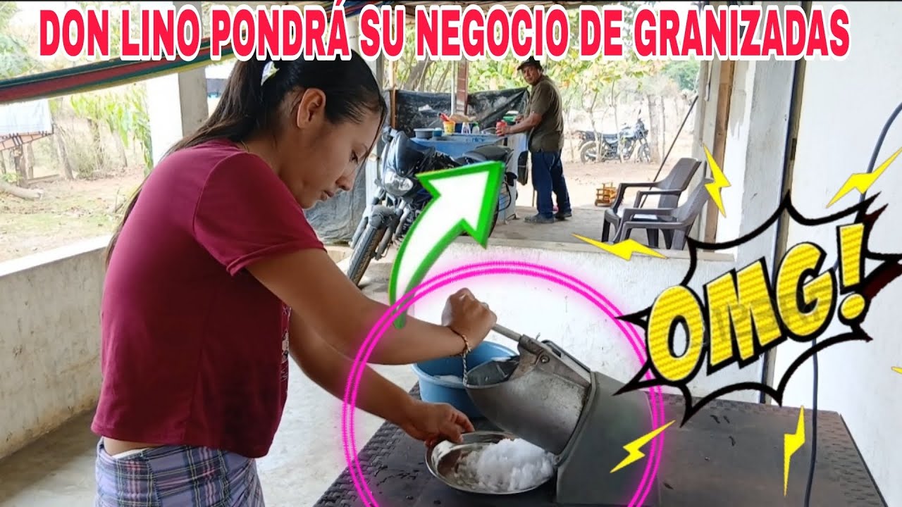 DON LINO Pondrá su negocio de granizadas pero esto pasó empleno video 