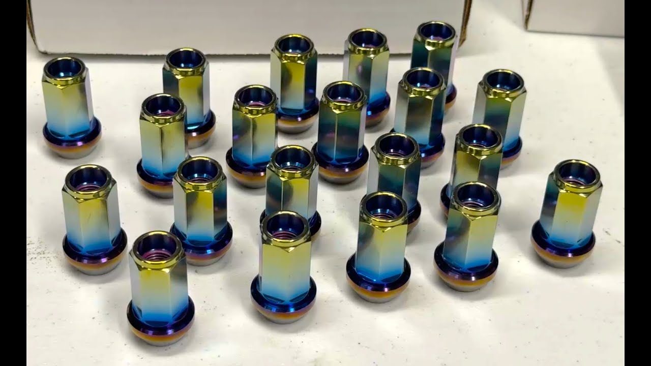 Yperion Titanium - Ti Gold Floating Seat Lug Nuts