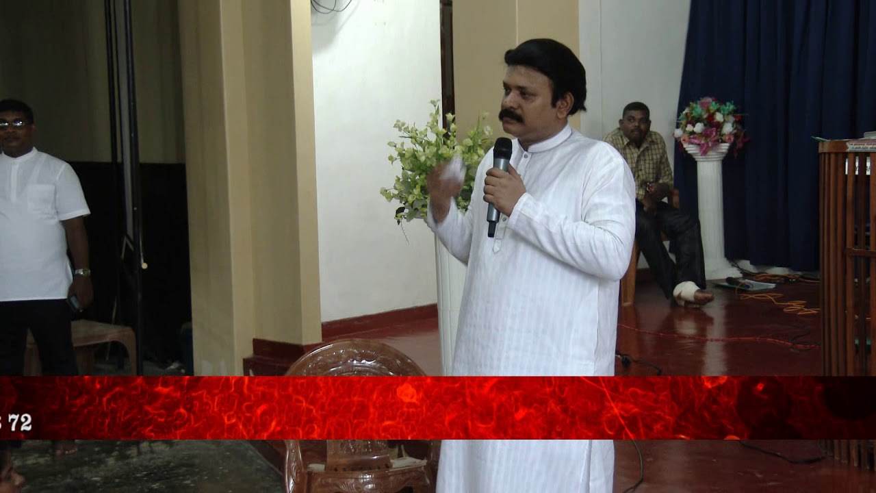 Rev. Dr. Sreejith Abraham , tamil christian message  Allaippu The voice of redemption gospel church
